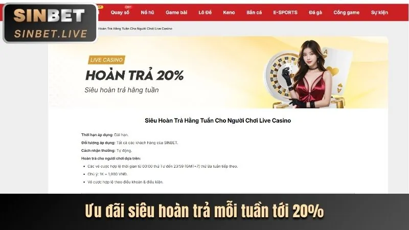 Ưu đãi nạp hàng ngày